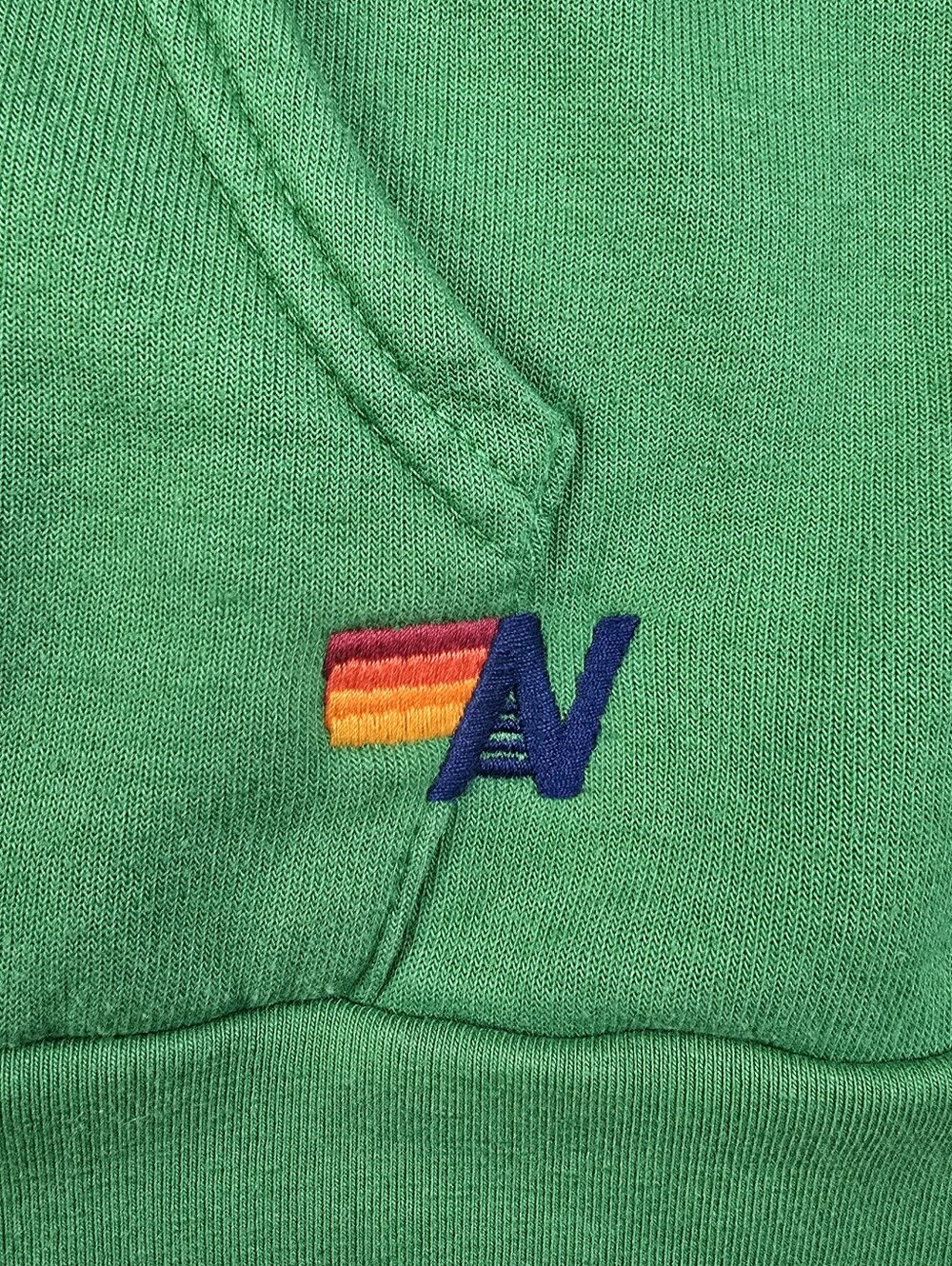 Aviator Nation 5 Stripe Green Sweatshirt XL - Picture 12 of 12